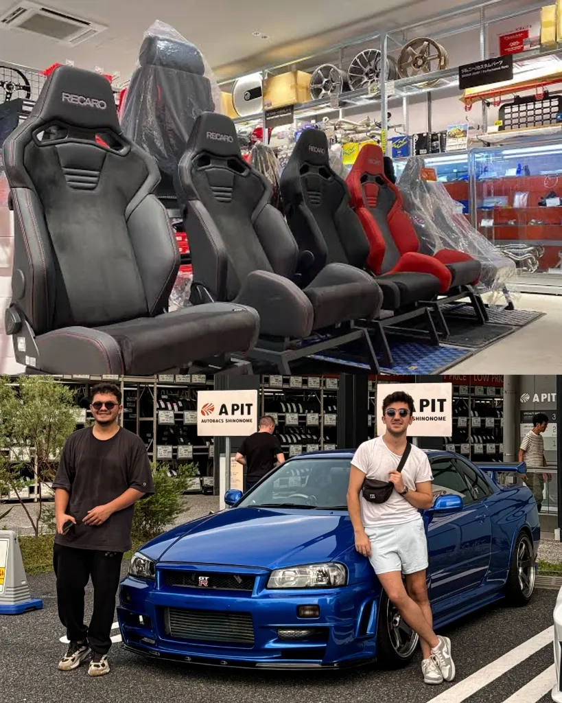 A-pit Autobacs Shinonome - stopover during Tokyo JDM car tour